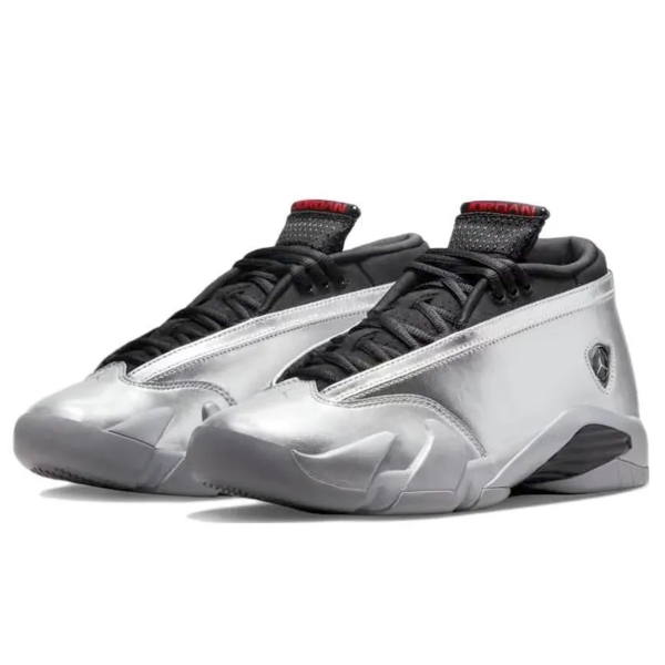 Air Jordan 14 Low Metallic Silver