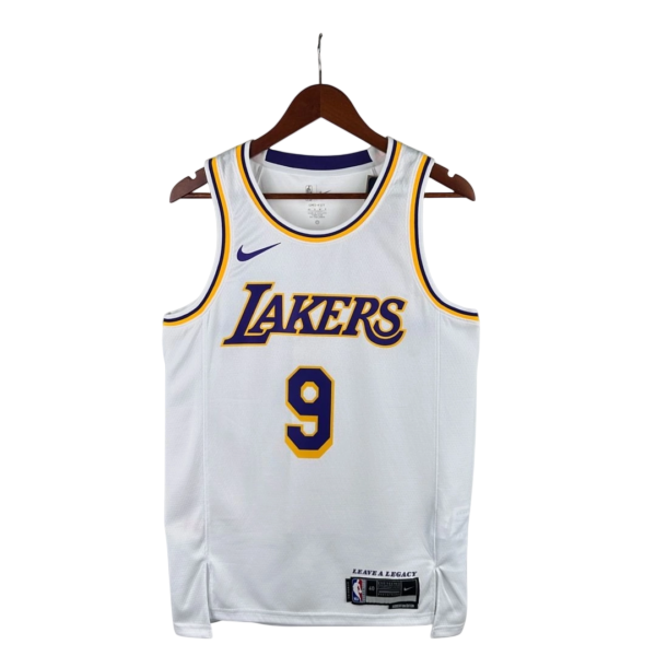 Баскетбольная джерси Bronny James Lakers Nike White Yellow