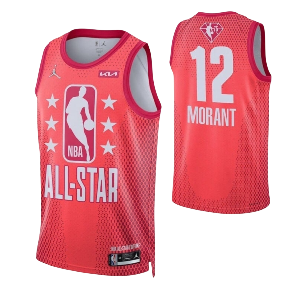 Баскетбольная джерси Ja Morant All Star 2022 Red
