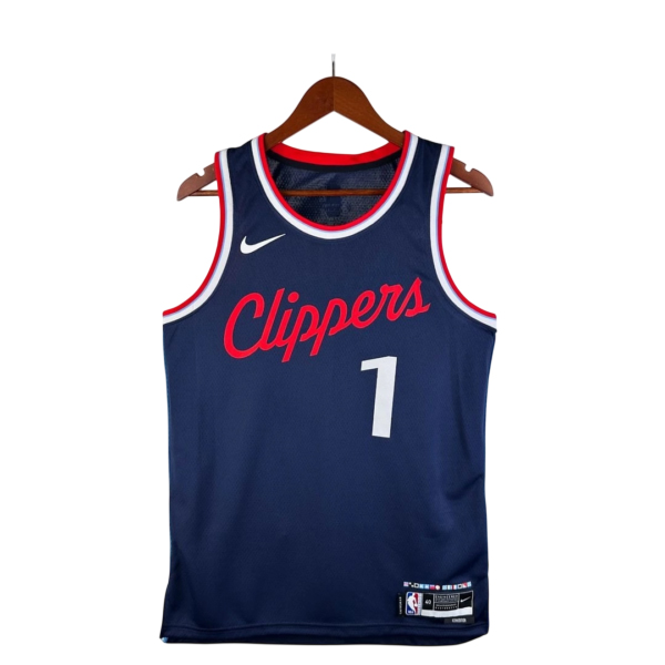 Баскетбольная джерси James Harden Los Angeles Clippers 2024-2025 Blue Jordan