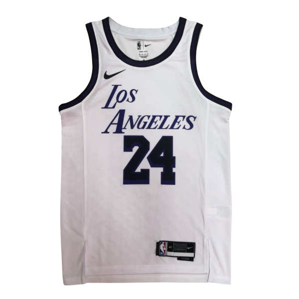 Баскетбольная джерси Kobe Bryant 24 White Black