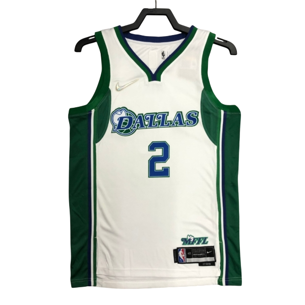 Баскетбольная джерси Nike Kyrie Irving Dallas Mavericks City Edition Green White